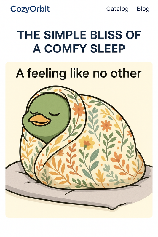 I Swore I’d Be Productive… Then My Comforter Happened